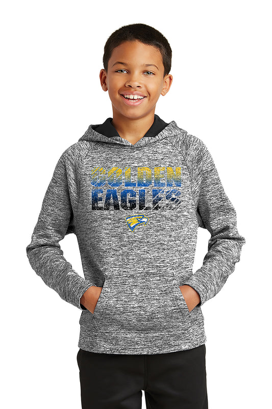 YST225- MAZZUCHELLI Sport-Tek® Youth Electric Heather Fleece Hooded Pullover