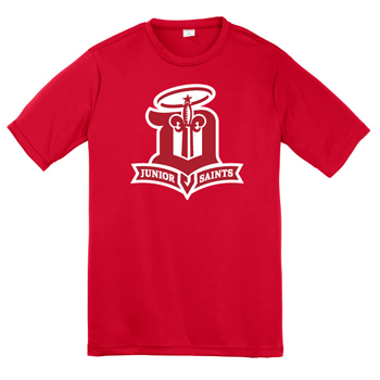 YST350- JR SAINTS Red Sport-Tek® Youth PosiCharge® Competitor™ Tee