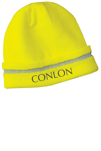 CS800- CONLON CornerStone® - Enhanced Visibility Beanie with Reflective Stripe