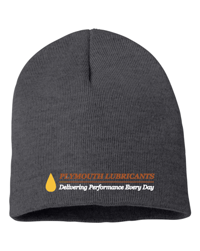 SP08- PLYMOUTH LUBRICANTS 8 Inch Knit Beanie