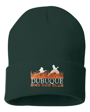 SP12- DBQ BIRD DOG CLUB Solid 12" Cuffed Beanie